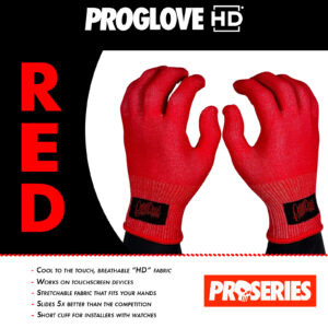 Paint Is Dead ProGlove RED Pair of Vinyl Wrap Gloves