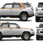 2010-2023 Toyota 4Runner Stripe Kit