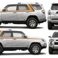 2010-2023 Toyota 4Runner Stripe Kit