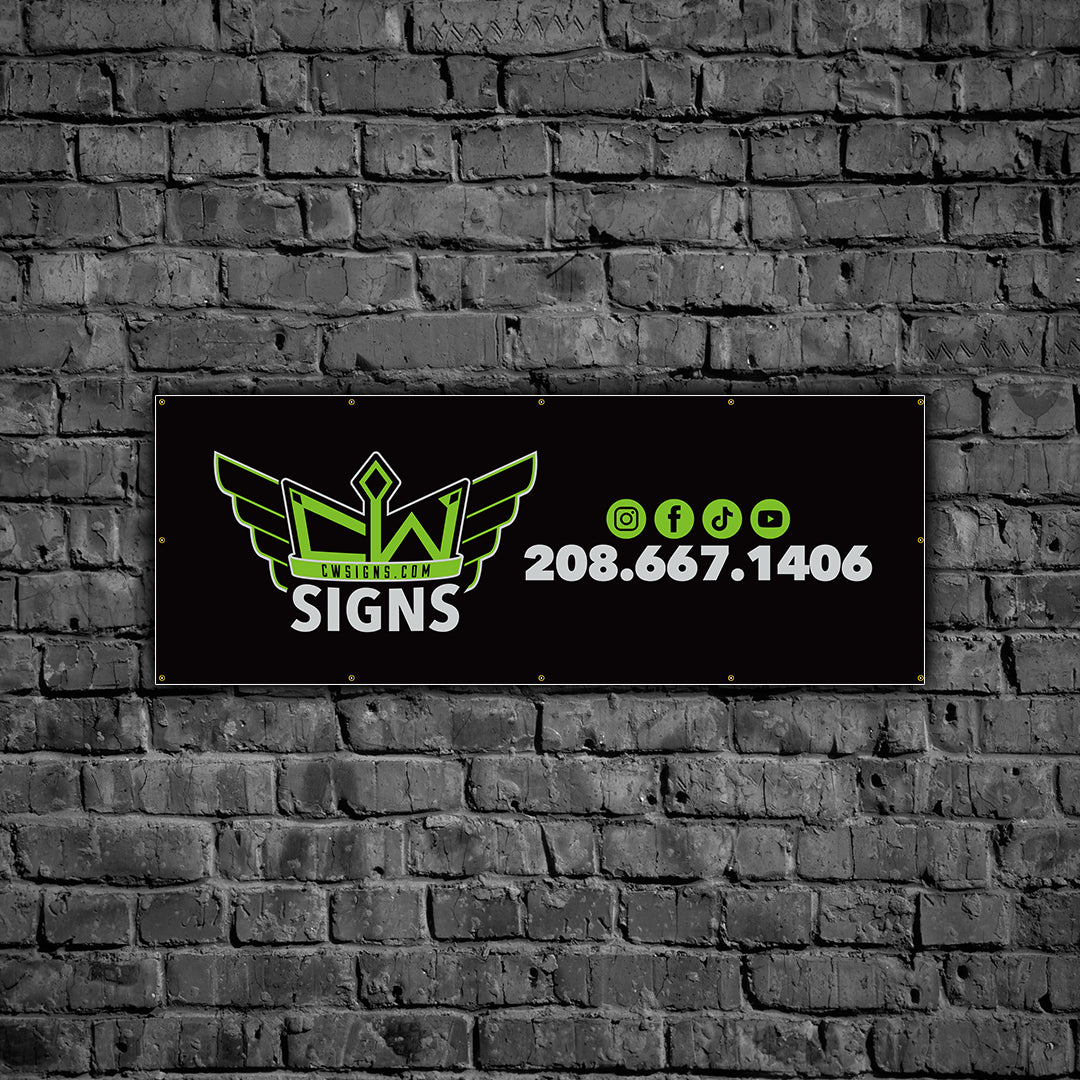 Banners Various Sizes