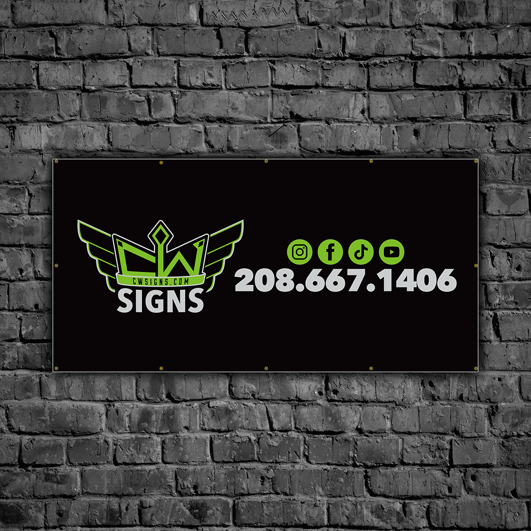 Banners Various Sizes