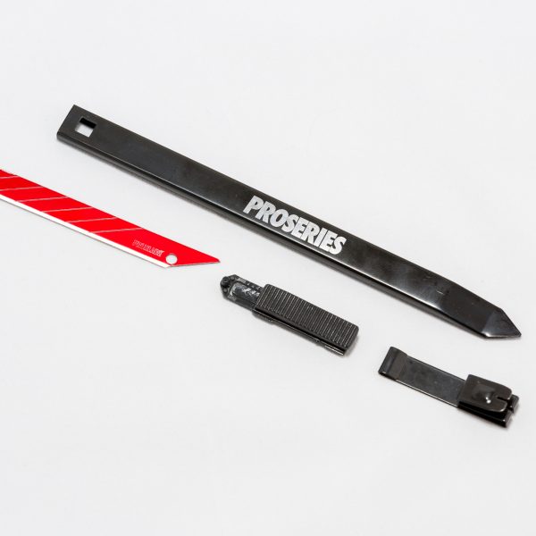 PROSERIES™ PROKNIFE: 9MM Black Stainless Steel Snap-Off Knife